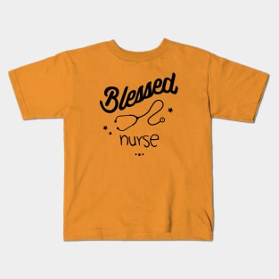 Blessed nurse Kids T-Shirt